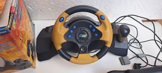 Volante Racing Wheel PS1/PS2 + Pedali