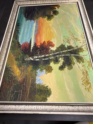 Cuadro paisaje óleo