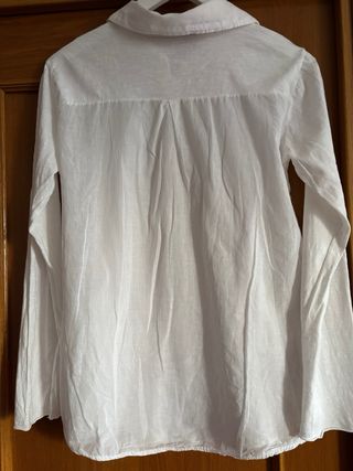 Jersey rayas blanco y azul con camisa