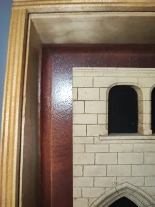 Maqueta Cuadro Patio Casa Gralla Siglo XVI