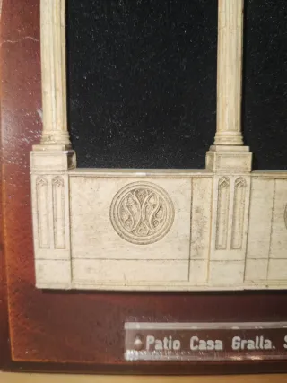 Maqueta Cuadro Patio Casa Gralla Siglo XVI