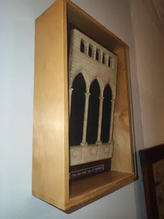 Maqueta Cuadro Patio Casa Gralla Siglo XVI