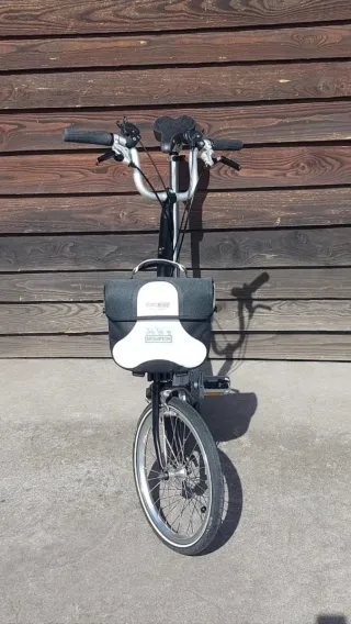 Bicicleta Plegable Brompton H6L Negra