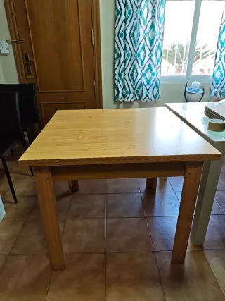 Mueble TV madera + estanterías