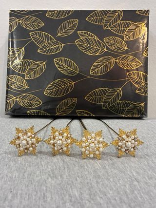 Aderezo fallero oro y perlas