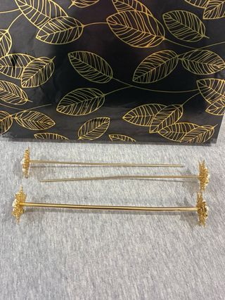 Aderezo fallero oro y perlas