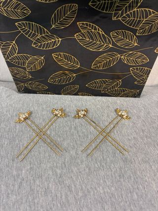 Aderezo fallero oro y perlas