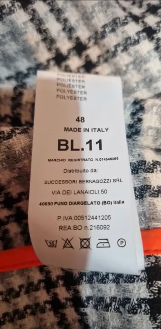 Giacca uomo Block Eleven taglia 48