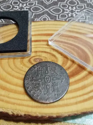 Moneda 8 Maravedíes Isabel II 1843