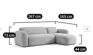 Sofá Rinconero Modular - Gris/Beige