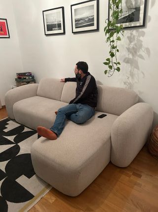 Sofá Rinconero Modular - Gris/Beige