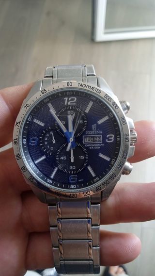 Reloj Festina Cronógrafo Hombre Azul