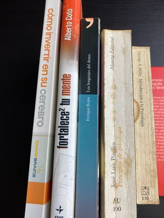 Lote 5 libros ciencia y psicología