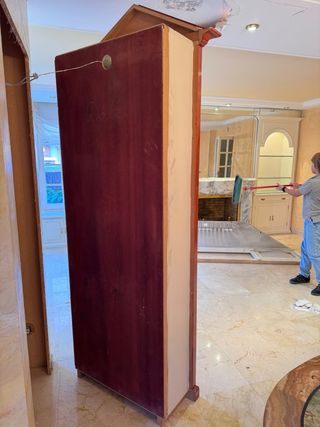 Mueble de salón madera maciza