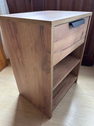 Mesita de Noche JENSLEV Roble A41xA57xF33cm 11kg