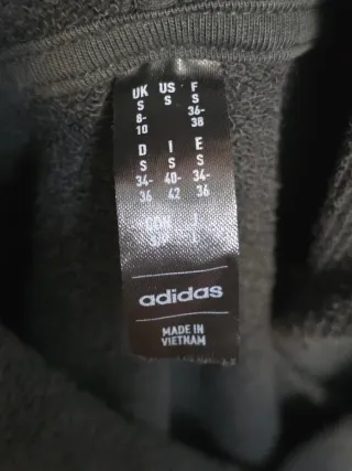 Felpa Adidas donna nera multicolor