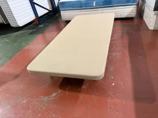 90x190 COLCHÓN VISCO + BASE TAPIZADA