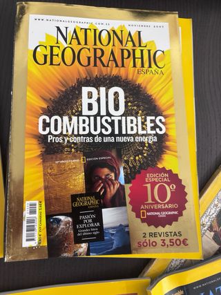 LOTE REVISTAS NATIONAL GEOGRAFIC INCLUYE num 1