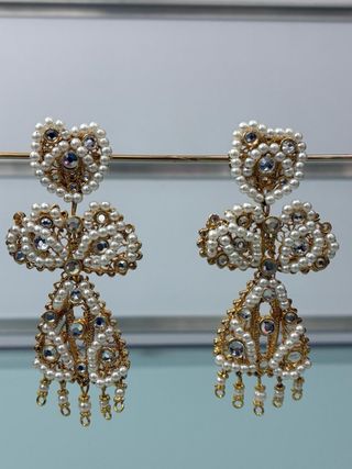 Aderezo fallero oro y blanco