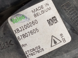 FARO ANTINIEBLA DERECHO MG ROVER ROVER 75 (J/RJ)