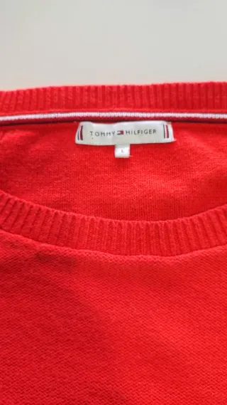 Jersey Tommy Hilfiger Rojo Talla L