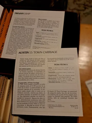 Fichas Autos de Colección Planeta Agostini