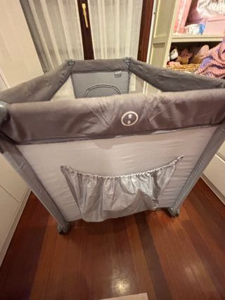 cuna de viaje y colchon biscoelastico