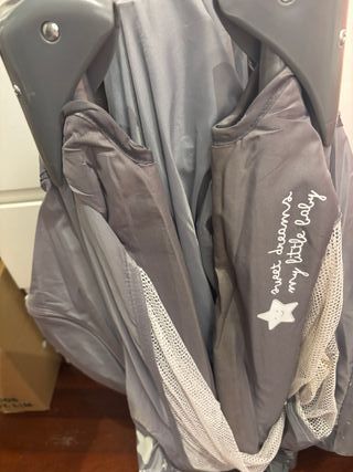 cuna de viaje y colchon biscoelastico