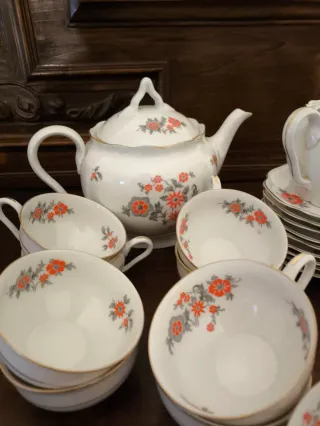 Juego porcelana checa Hass Czjzek Schlaggenwald