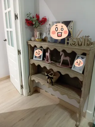 Mueble de madera estilo envejecido