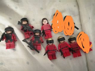 8 Figuras de Acción Estilo Lego