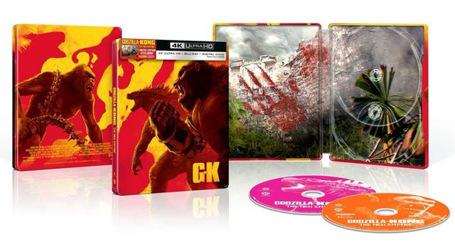 Godzilla e Kong: O Novo Império Steelbook 4K UHD