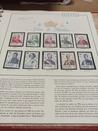 22 sellos 1978 en hojas y filoestuches originales