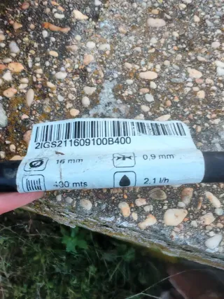 Rollo tubería polietileno riego