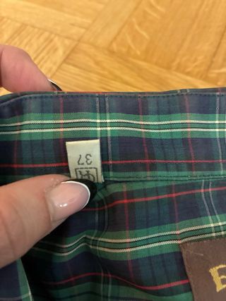 Camisa El Ganso cuadros talla 37