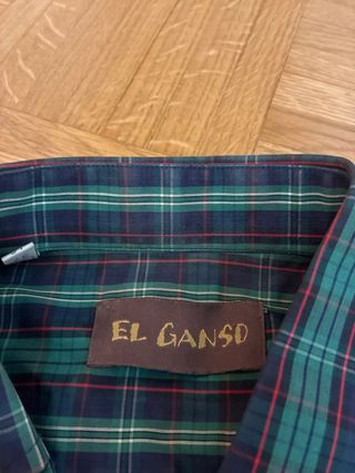 Camisa El Ganso cuadros talla 37