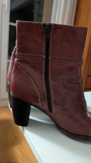 Botines BDA Piel auténtica Marrón/Rojizo