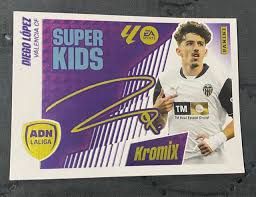 Cromo firmado Diego López