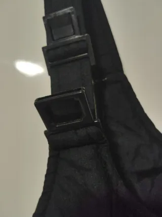 Mono de esquí negro,talla 12/14 años