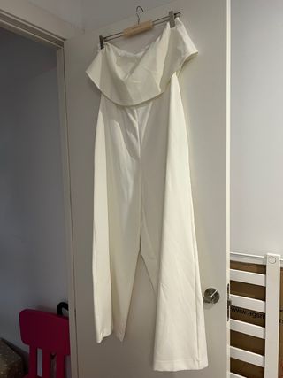 Mono Zara Blanco Talla L