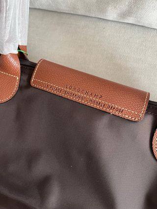 Bolso Longchamp Marrón. Talla L