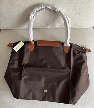 Bolso Longchamp Marrón. Talla L