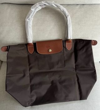 Bolso Longchamp Marrón. Talla L