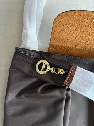 Bolso Longchamp Marrón. Talla L