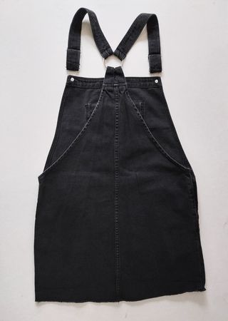 Peto vaquero negro Mango Talla M