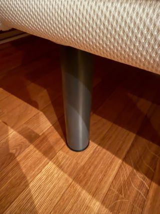 Base de cama individual blanca