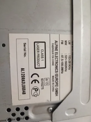 Radio CD USB Alpine AL120RA3L06948