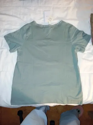 Camiseta verde mujer talla S