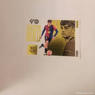 Cromo Pedri Extra Gold