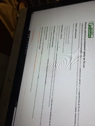 Plancha Eléctrica Profesional Malka 74cm